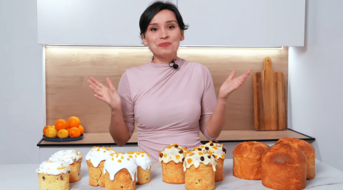 Кулінарка зробила огляд пасок – панетоне, на олександрійському тісті та класична Фото: YouTube Alina FooDee