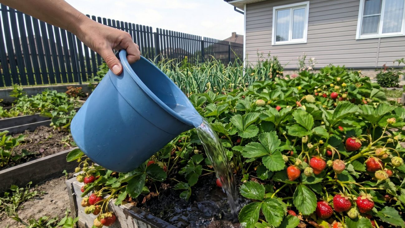 Під час наливання ягід їм має вистачає калію, фосфору та вологи