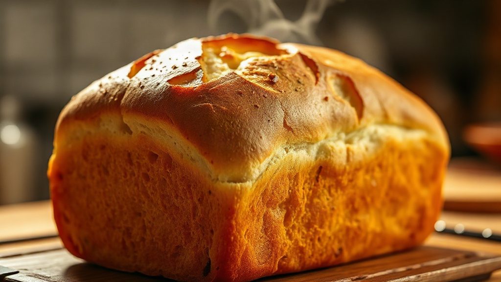Свіжоспечений хліб з хрусткою скоринкою