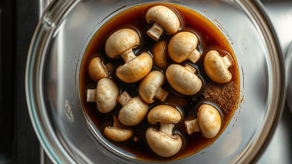 Маринування печериць для насиченого смаку
